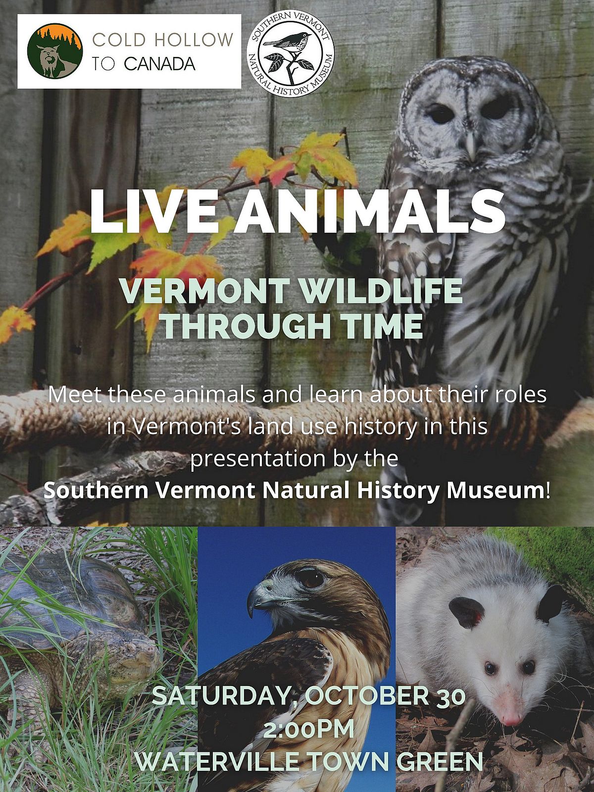 Vermont Wildlife Through Time Cold Hollow to Canada